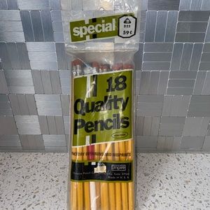 VTG EMPIRE Pencil Co FACTORY OVERRUNS AND MISPRINTS Special 18 Count SEALED USA.